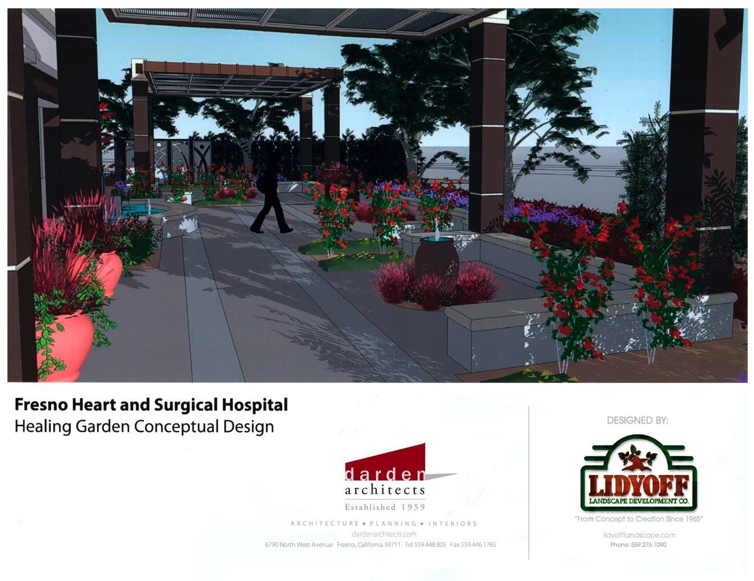fresno hospital landscaping healing gardens