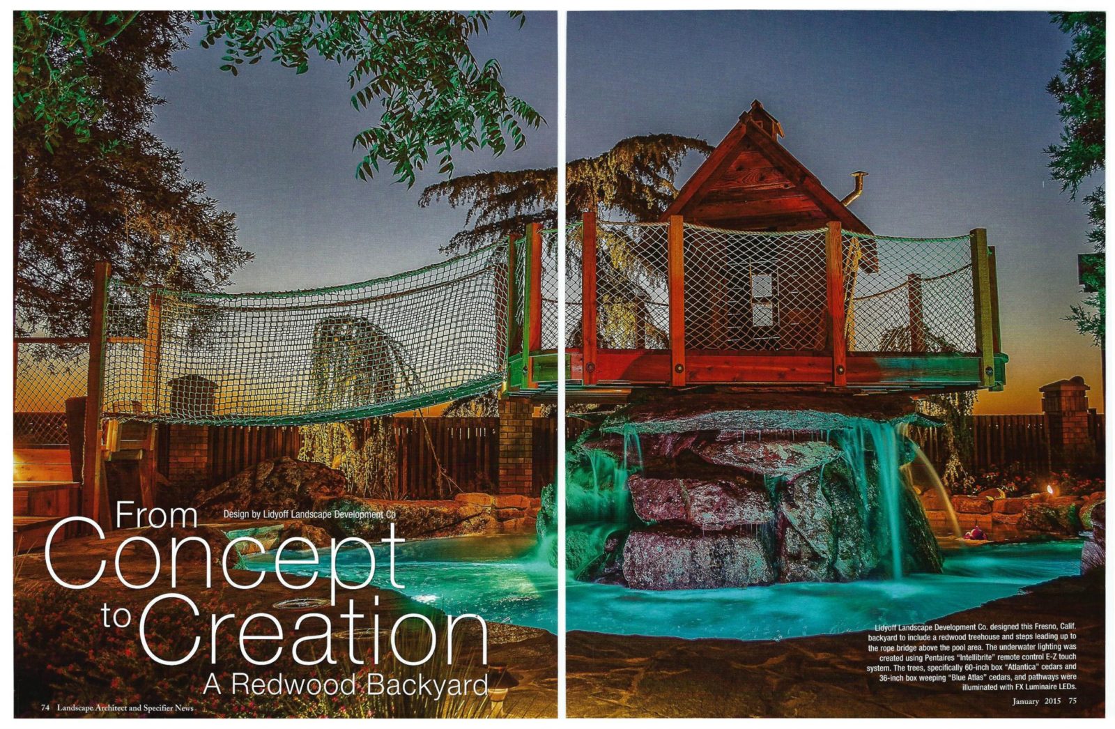 Landscape Architect Magazine Lidyoff Rock House Article Feature